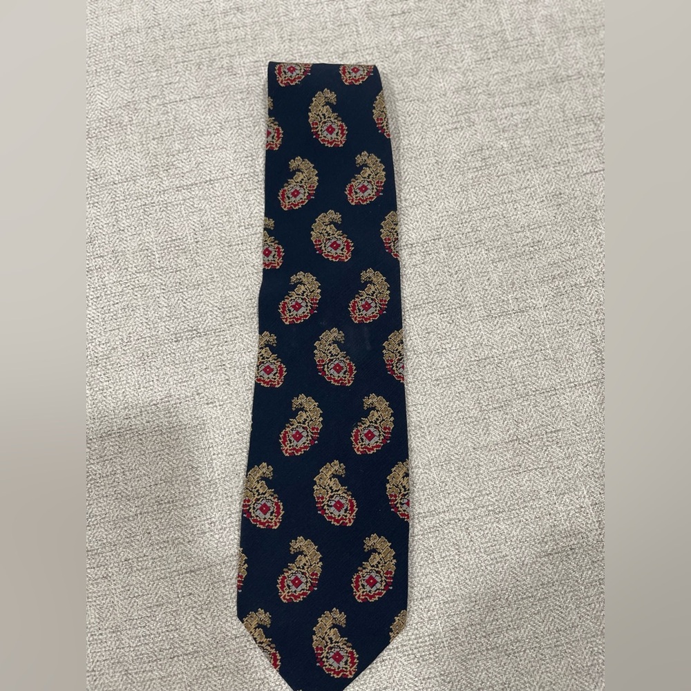 Giorgio Armani Mens Silk Tie Pre-owned